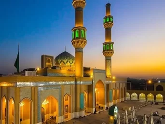 Mosque in Najaf 342x257 - تور کربلا هوایی 8 خرداد 1403 درجه الف ویژه - تور کربلا